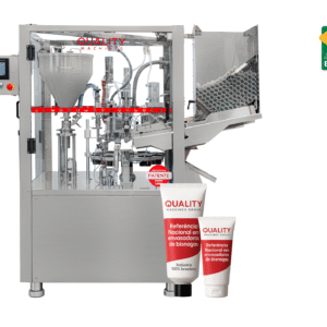 Envasadora de bisnagas automática QMTUBE Quality Machines em aço inoxidável